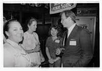  Cameron Quinn, Susan Hepner, Kyle McSlarrow and Eva McSlarrow at Ireland&#039;s Four Provinces for an Early Summer &quot;Bar Review&quot; on June 8, 1989