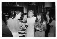 Desiree Di Mauro, Mary Obata, and Jenny Holt at Ireland&#039;s Four Provinces for an Early Summer &quot;Bar Review&quot; on June 8, 1989
