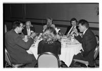 Peter W. Low with Fellow Law Alumni During the Campaign Workers Dinner at Omni Charlottesville Hotel in 1988
