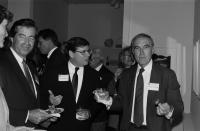 Thomas F. Bergin and R. Mark Dare at the Bayly Museum of Art Reception for Campaign Workers in 1988