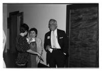Foster D. Arnett, Jean Arnett and Bonnie Jackson at the Bayly Museum of Art Reception for Campaign Workers in 1988