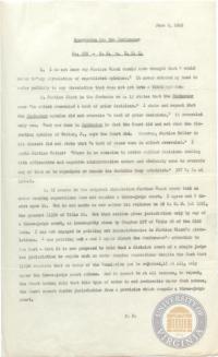 Memorandum by Justice Frankfurter re U.S. v. I.C.C. (II), 9 June 1949