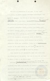 Draft Text With Handwritten Edits Regarding Net Worth Method of Prosecution, Circa 1954