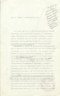 Draft Opinion- Weber v. Anheuser-Busch, Inc. (With Edits By Justice Frankfurter), Undated Circa February 1955