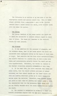 Memorandum by Prettyman regarding Brown II Opinion, circa 1955