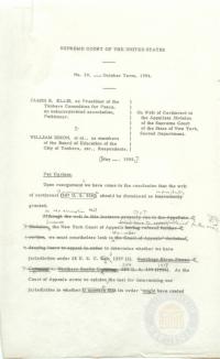 Draft Opinion- Ellis v. Dixon, May 1955