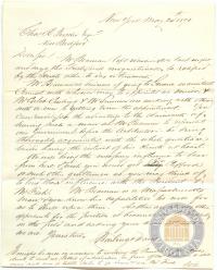 Letter from Barling &amp; Davis to Tucker, 24 May 1871