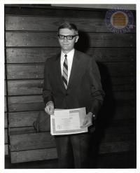 W. Taylor Reveley III Receives the Notes Prize for the Best Student Note in the 53rd Volume of the Virginia Law Review, 1968