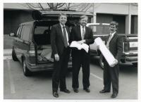 Dean Robert Scott with Bill Bergen and Architect, 1993