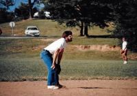 David Katinsky &#039;86, North Grounds Softball League, ca.1986