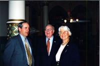 David Ibbeken with Fellow Law Alumni in Atrium of Richmond&#039;s Old City Hall on February 21, 2002