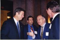 George Allen, Rob Masri and A.E. Dick Howard During a Donor Recognition Reception in Washington, D.C. in October of 2005