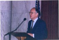A.E. Dick Howard During a Donor Recognition Reception in Washington, D.C. in October of 2005