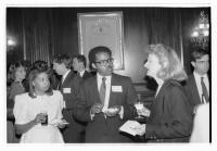 Michelle Darden and Kelly Darden at the Annual Alumni Lunch at the J.W. Marriott Hotel in Washington, D.C. in October of 1989