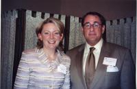 Federal Trade Commission Chairman Deborah Platt Majoras and John Jeffries at the Hotel Washington for Alumni Reception in June 2005