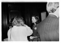 Laura Visser at Washington Reception for Young Alumni on October 12, 1989