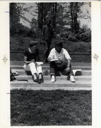 Evan Bayh and Jennie Ferretti at University of Virginia Law School in 1981