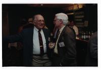 John Morgan and Mac Christian at Class of 1952 50th Reunion during Law Alumni Weekend in May 2002