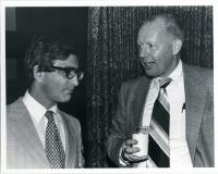 Ralph Rabinowitz and Robert M. Hughes, III During Alumni Event in Norfolk, Virginia in October of 1980