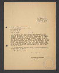 Letter to C. A. Blum