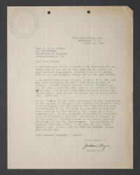 Letter to Dean F. D. G. Ribble, Department of Law, University of Virginia