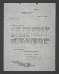 Letter to Henry P. Chandler, Administrative Office of the United States Courts