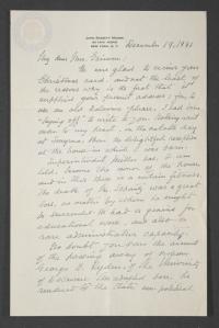 Letter re people of Smyrna Dec. 19, 1941