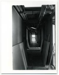 Unfinished Hallway During 1996 Law School Renovations