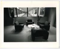 North Grounds, Law Building, Third Floor Seating Area with Window into Library, 1978