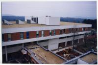 Law School Renovation Project; Construction of Clay Hall, View of Withers Brown from Caplin Pavilion