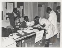 Registration, Minority Pre-Law Conference, December 1970