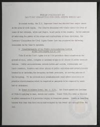 Public Statement by Lawyers&#039; Committee Regarding Recent Civil Rights Cases (DRAFT #2), circa 1964