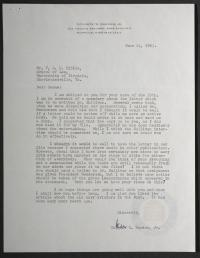 Letter from Colgate W. Darden, Jr. to F. D. G. Ribble Regarding Neil Sullivan, 14 June 1965