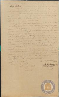 Obligation Note signed by Monroe and Holmes in favor of Skinner, November 1824