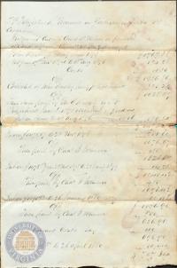 Ledger of Receiver Fitzpatrick in Yarbrough forte vs. Ewers, 1875-1880
