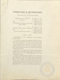 Memorandum by Justice Frankfurter Regarding Habeas Corpus Cases, April 1947