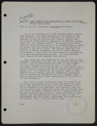 Certiorari Petition Memorandum- Lake Ontario Land Development &amp; Beach Protection Ass&#039;n Inc. v. FPC (1954)
