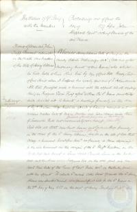 Draft of Proceedings out of Court regarding Henry Adams&#039; Estate, 10 September 1877