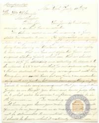 Letter from Barling &amp; Davis to Crapo, 11 July 1871