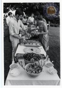 Picnic at Emerson Spies&#039; Home for the Class of 1981 Law School Students