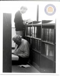 Monrad G. Paulsen in the Law Library