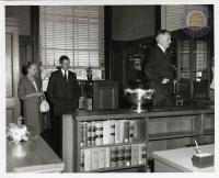 F. D. G. Ribble, Mrs. Ribble, and George Beall at the Presentation of the Ribble Bowl, May 1963