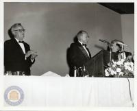 Harry Byrd at the Retirement Ceremony for F. D. G. Ribble, 1963
