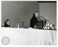 F. D. G. Ribble Speaks at His Retirement Ceremony, 1963