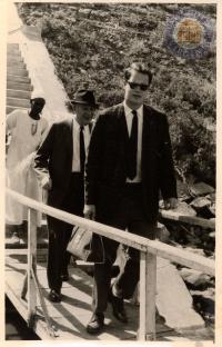 Hardy C. Dillard in Egypt with Anthony R. Michel