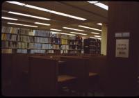 Carrels Between Documents and Periodicals at the South End of the Second Floor