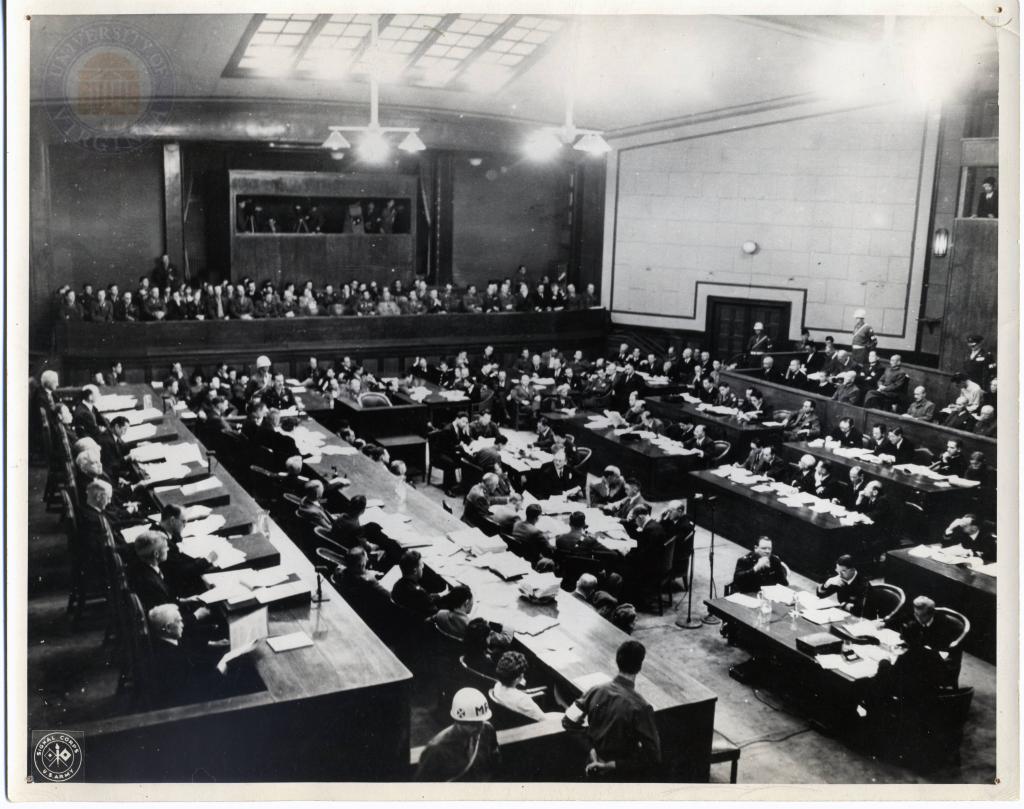 General View of War Ministry Building, Courtroom | The International ...